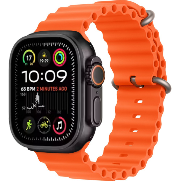 Смарт-часы Apple Watch Ultra 2 Satin Black Ocean Band оранжевый 1