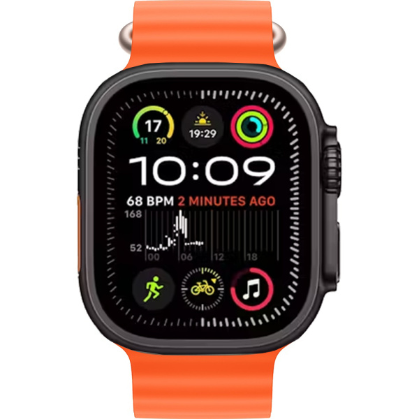 Смарт-часы Apple Watch Ultra 2 Satin Black Ocean Band оранжевый 2
