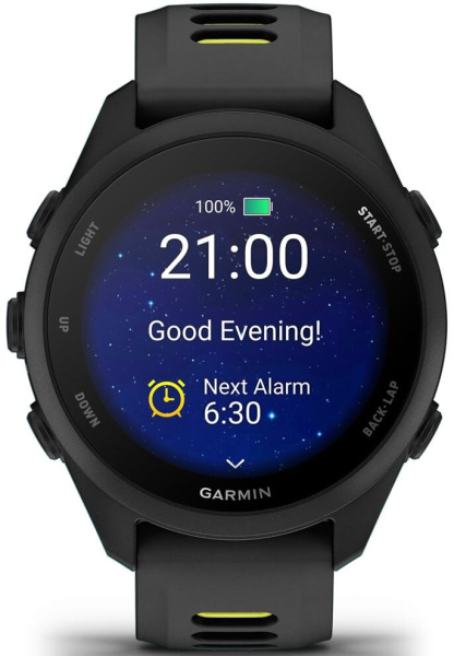 Garmin Forerunner 170 – Black with Black-Amp Yellow Band 43mm 3